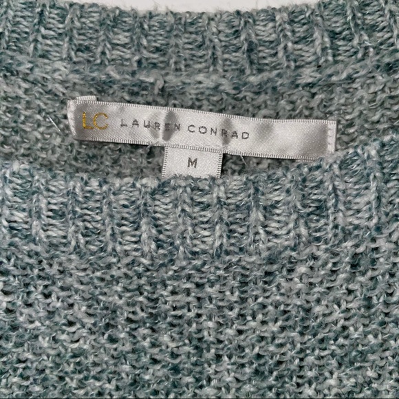 LC Lauren Conrad Heart Textured Sweater - Picture 3 of 3